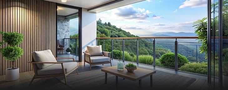 Floor Level Balcony Views
